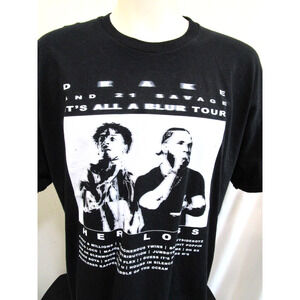 Drake & 21 Savage It’s All A Blur Tour 'Her Loss' 2023 Black T-Shirt Men 2XL